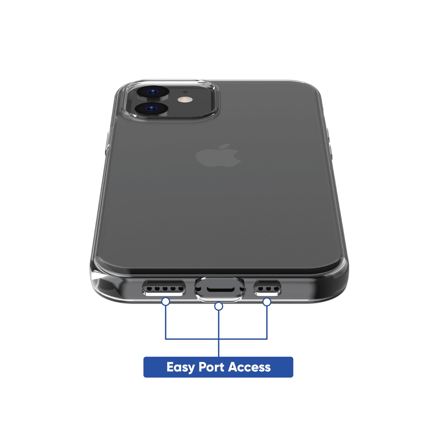 . Gel Phone Case for Iphone 12 / Iphone 12 Pro - Clear