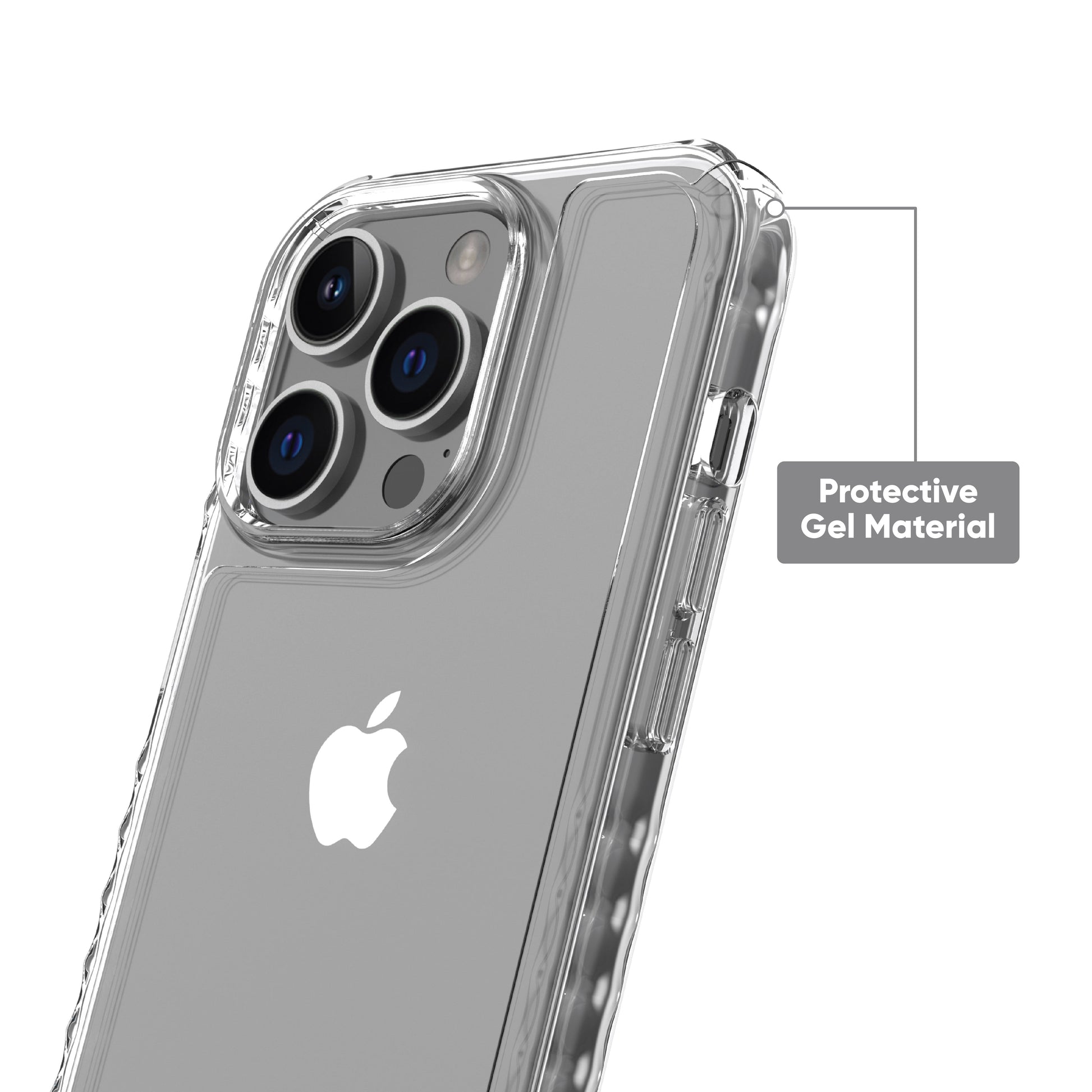 . Protective Gel Phone Case for Iphone 14 Pro Max - Clear
