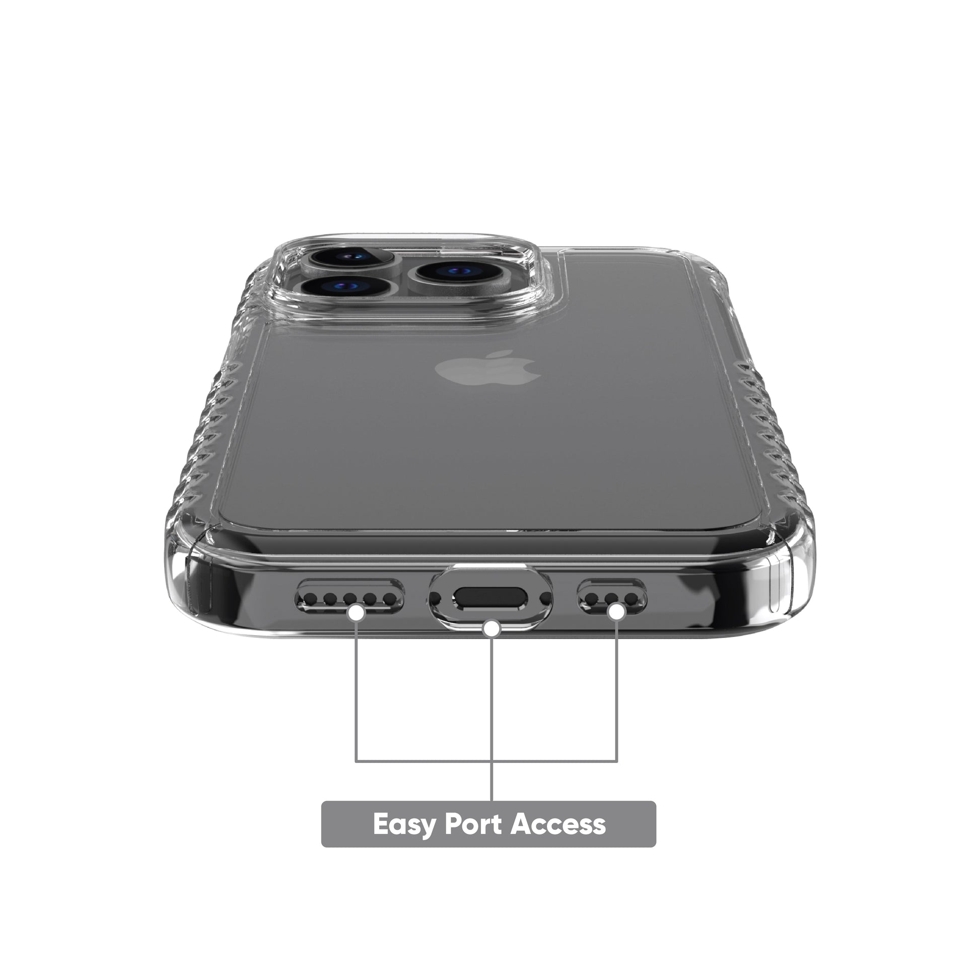 . Protective Gel Phone Case for Iphone 14 Pro Max - Clear