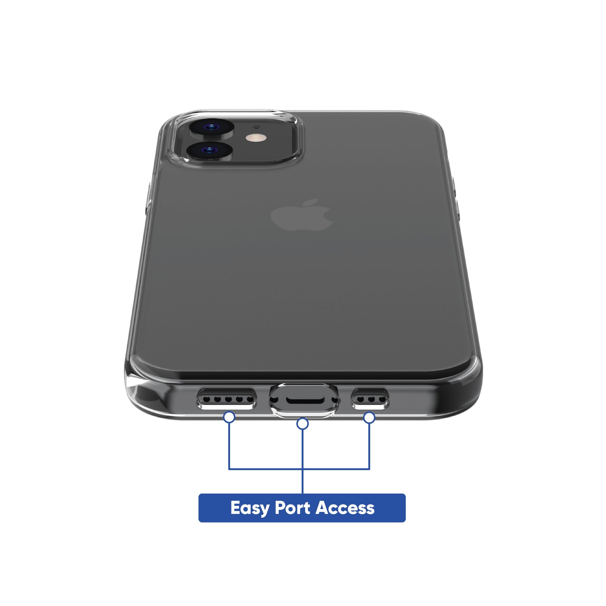 . Gel Phone Case for Iphone 12 / Iphone 12 Pro - Clear
