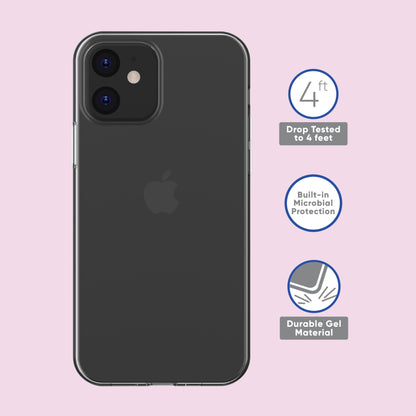 . Gel Phone Case for Iphone 12 / Iphone 12 Pro - Clear